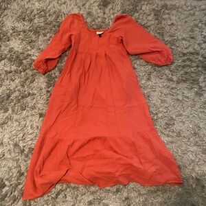 Universal Thread Balloon-Sleeve Dress